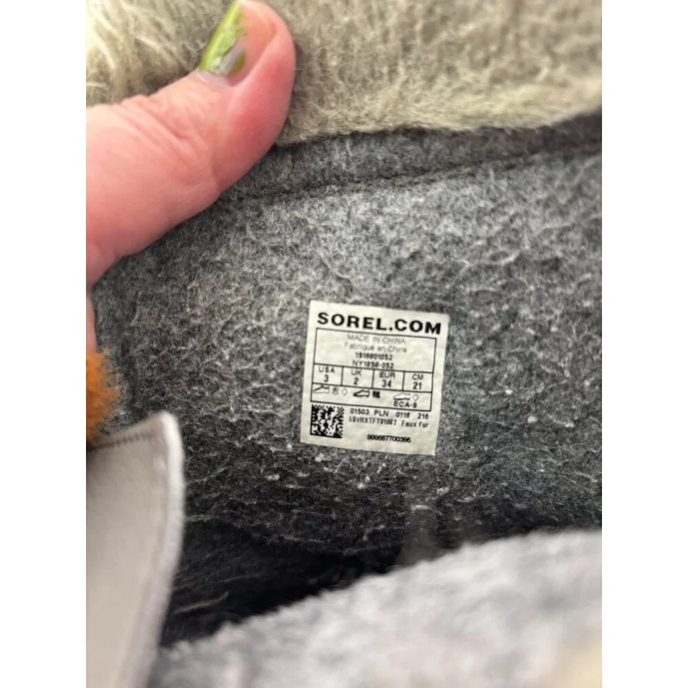 Sorel Womens Joan Of Arctic Handcrafted Waterproof Gray Suede Boots